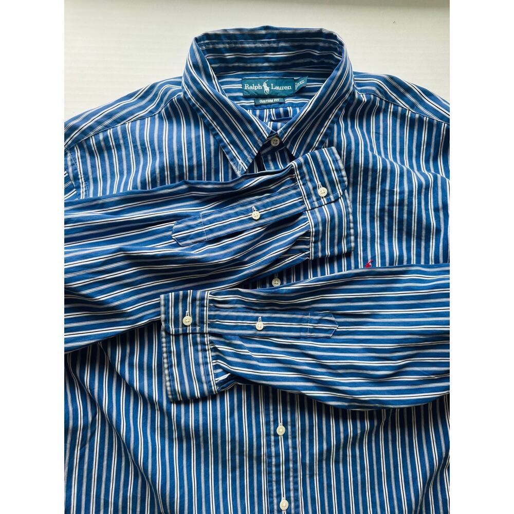 Polo Ralph Lauren Custom Fit Striped Dress Shirt - Size XXL